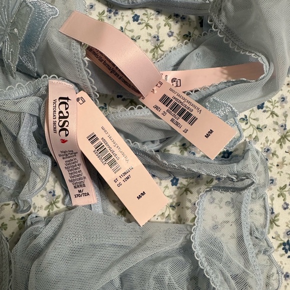 Victoria's Secret Light Blue Butterfly Bra Set - Picture 3 of 3